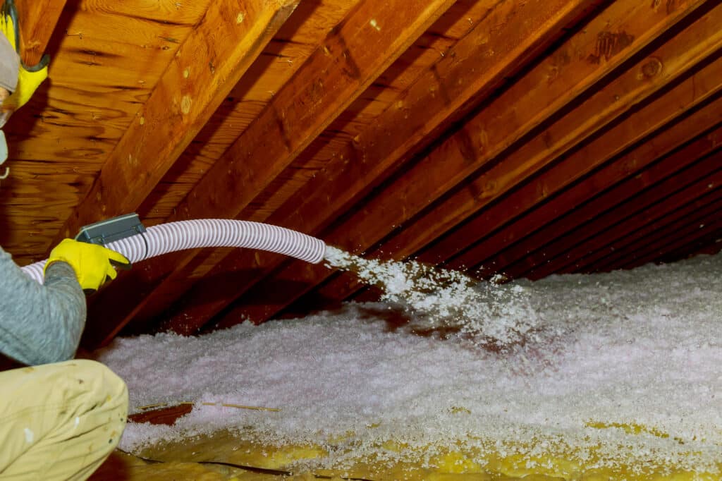 blown-in insulation for attics in dfw